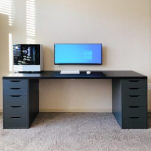 Bàn làm việc kèm 2 hộc 1m8