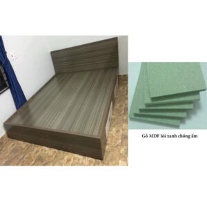 Giường ngủ 1m2 x2m kèm ngăn kéo – Lõi Xanh Thái