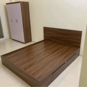 Giường 1m6x2m có ngăn kéo và Tủ 1m2 x 2m