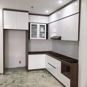 Tủ bếp gỗ công nghiệp giá rẻ-002