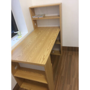 Bàn Học 2 Trong 1 Kèm Giá Sách 6 Tầng gỗ MDF