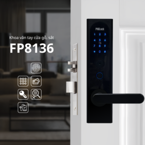 Khóa vân tay FP8136 / APP (Tay nắm tròn)